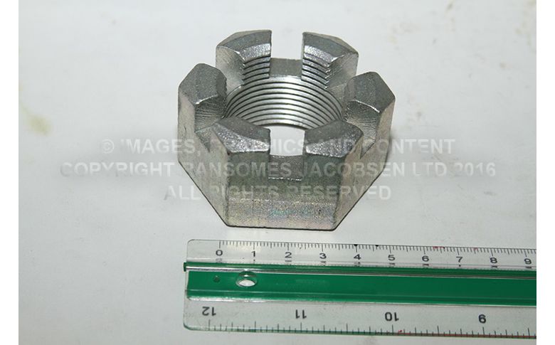 445642 HEX SLOTTED NUT 1-1/2-12