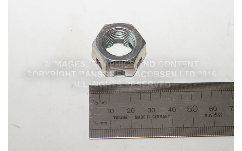 445672 HEX SLOTTED NUT 5/8-18 PLATED