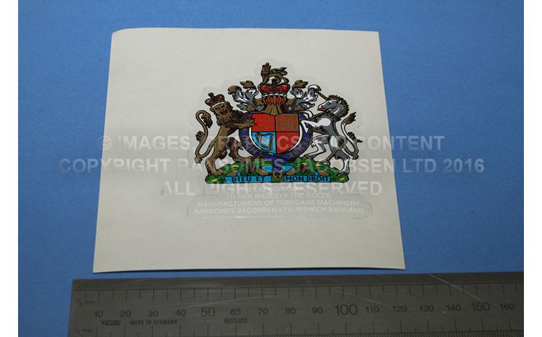 009036216 LABEL-COAT OF ARMS
