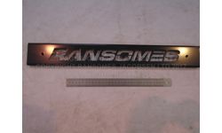 NAMEPLATE-BUMPER, RANSOMES