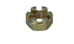HEX SLOTTED NUT 1/2-20  PLATED